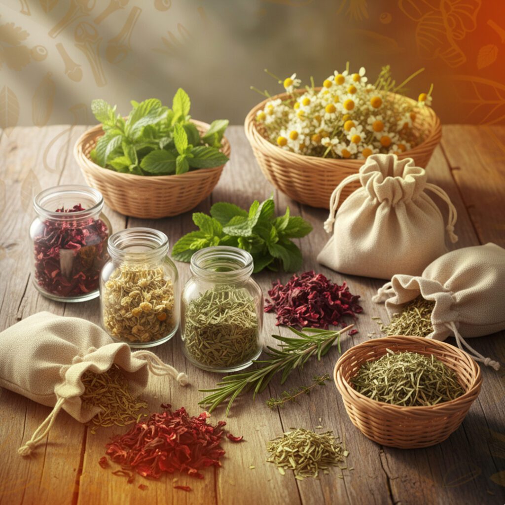 صورة أعشاب طبيعية أصلية من ال سعد جروب محفوظة بأعلى معايير الجودة